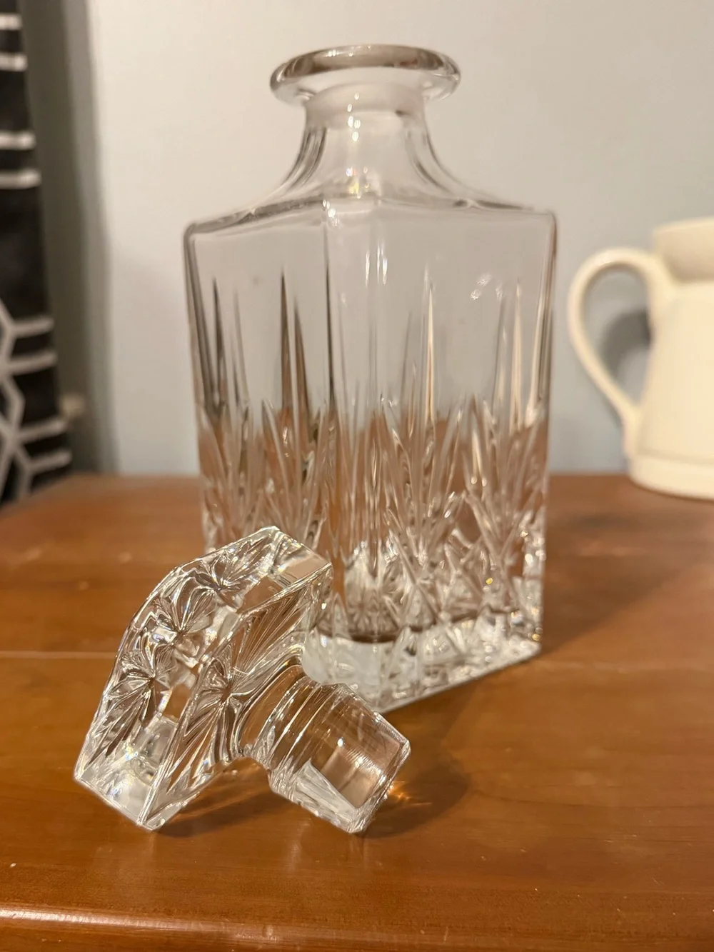 Cut Glass Crystal Whisky Decanter